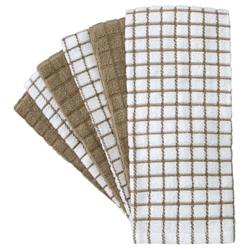 Premium Kitchen Towels Set - Highly Absorbent Cotton Dish Towels