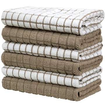 Premium Kitchen Towels Set - Highly Absorbent Cotton Dish Towels