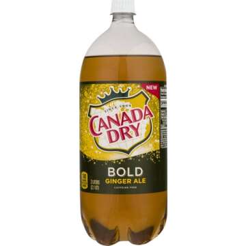 Canada Dry Bold Ginger Ale, 2 Liters Bottle