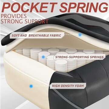 Vonesse Gaming Chair for Adults Gaming Chairs with Footrest Reclining Computer Gaming Chair for Heavy People Gamer Chair Big and Tall Ergonomic Game Chair Racing Chair with Lumbar Pillow(Gray/Black)