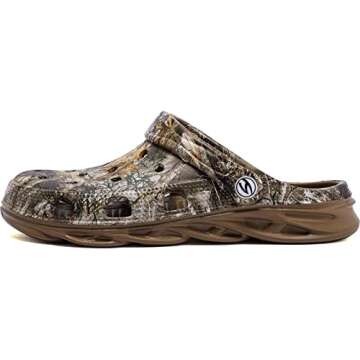 HOBIBEAR Unisex Garden Clogs Shoes Slippers Sandals for Men (Khaki,Women 11.5/Men 10)