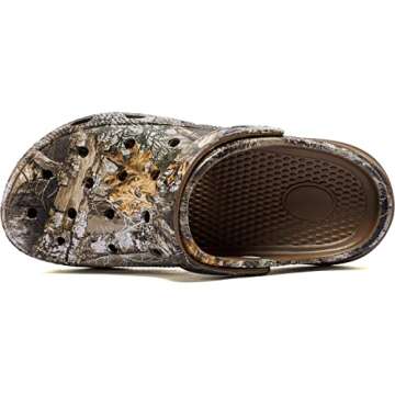 HOBIBEAR Unisex Garden Clogs Shoes Slippers Sandals for Men (Khaki,Women 11.5/Men 10)