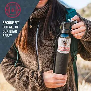 SABRE Frontiersman Bear Spray - Maximum Strength with 35 ft Range