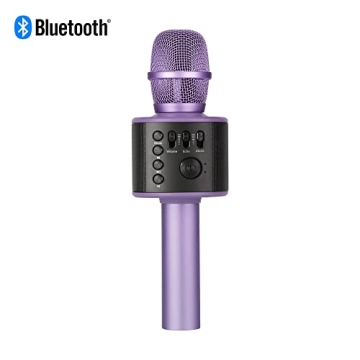Portable Bluetooth Karaoke Microphone for All Ages