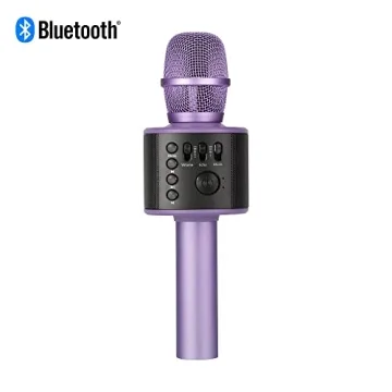 Portable Bluetooth Karaoke Microphone for All Ages