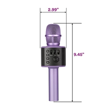 Portable Bluetooth Karaoke Microphone for All Ages