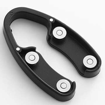 2 Pack Design Wine Foil Cutter, Wine Bottle Opener Accessory, Gift for Wine Lovers by YWQ, Black