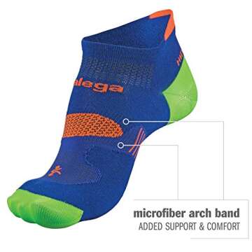 Balega Hidden Dry Moisture Wicking Performance No Show Athletic Running Socks for Men and Women (1 Pair), Small, New Black