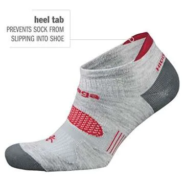 Balega Hidden Dry Moisture Wicking Performance No Show Athletic Running Socks for Men and Women (1 Pair), Small, New Black