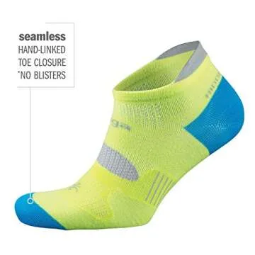 Balega Hidden Dry Moisture Wicking Performance No Show Athletic Running Socks for Men and Women (1 Pair), Small, New Black