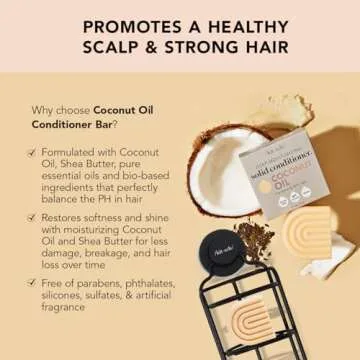 Kitsch Coconut Oil & Tea Tree Shampoo Bars for Healthy Hair