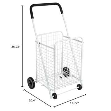 Honey-Can-Do Utility Cart for Easy Transport