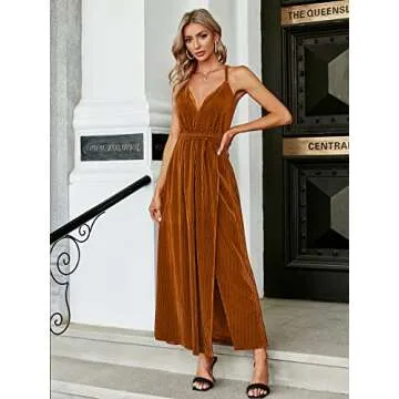 BerryGo Women's Velvet Sexy Backless Long Cocktail Dress