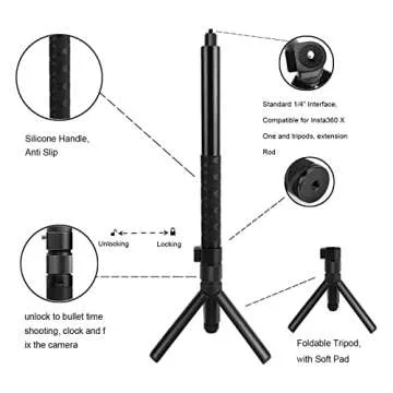 Handheld Selfie Stick for Insta360 Bullet Time Bundle