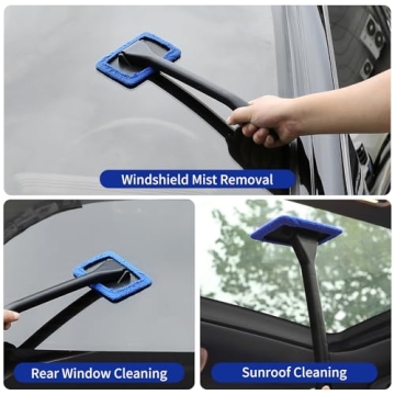 Qydipclin 38Pcs Car Detailing Kit, Car Detailing Brush Set, Car Wash Cleaning Kit, Car Detailing Brushes, Professional Car Care Kit for Interior Exterior Wheels, Blue