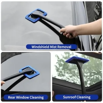 Qydipclin 38Pcs Car Detailing Kit, Car Detailing Brush Set, Car Wash Cleaning Kit, Car Detailing Brushes, Professional Car Care Kit for Interior Exterior Wheels, Blue