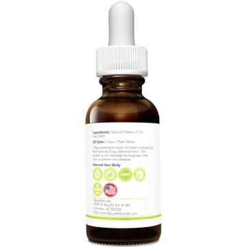 Pure Vitamin E Oil for Skin Repair & Youthful Glow