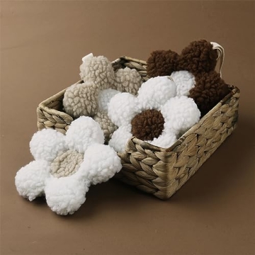 Cute and Soft Baby Daisy Pacifier Holder 2 Pack