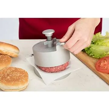 Cuisinart CABP-300 Adjustable Burger Press, Makes 1/4lb to 3/4lb Patties