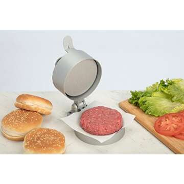 Cuisinart CABP-300 Adjustable Burger Press, Makes 1/4lb to 3/4lb Patties