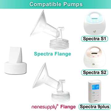 Nenesupply 6 pc Duckbill Valves Compatible with Spectra S1 Spectra S2 Breastpumps Not Original Spect...