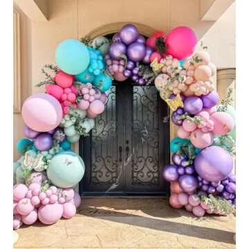 Pastel Purple Pink Balloon Arch Kit For Any Celebration