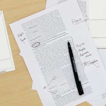 Premium Transparent Sticky Notes Set for Easy Annotation