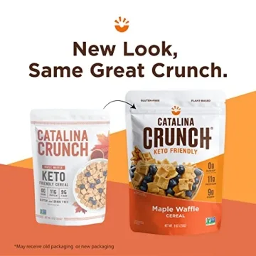 Catalina Crunch Maple Waffle Cereal - Vegan, Low Carb, Great Taste