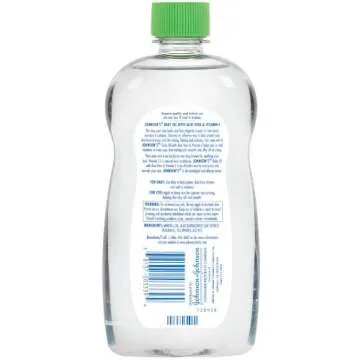 Johnson's Baby Oil, Mineral Oil Enriched with Aloe Vera and Vitamin E, 20 fl. oz
