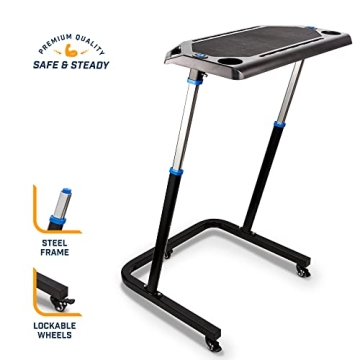 Alpcour Bike Trainer Fitness Desk - Adjustable & Portable