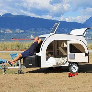 HUIMENG Camper Leveler Kit with Chocks and Mats