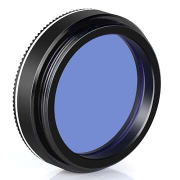 Celticbird 1.25 Inch Light Pollution Filter for Telescope Perfect for Deep Sky Visual Astronomical Photography Metal Frame Optical Glass