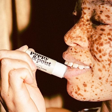 Poppy & Pout Marshmallow Creme Jumbo Lip Balm - Eco-Friendly