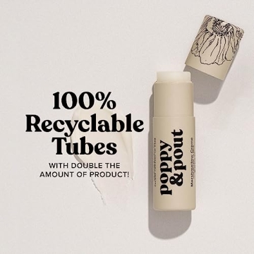 Poppy & Pout Marshmallow Creme Jumbo Lip Balm - Eco-Friendly