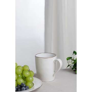 Famiware Aurora Coffee Mugs Set 4 - Unique Stoneware Cups