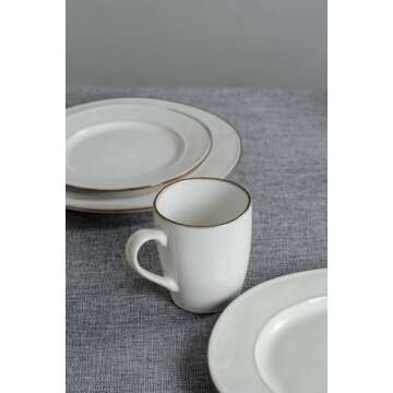 Famiware Aurora Coffee Mugs Set 4 - Unique Stoneware Cups