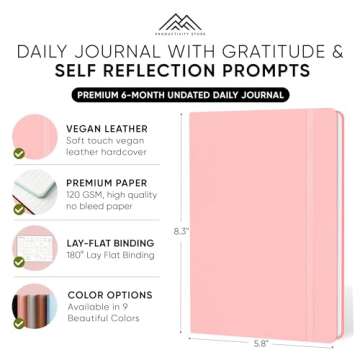 Best Daily Journal for Men & Women for Mindfulness, Productivity, Happiness & Self Care | Gratitude ...