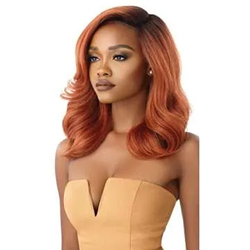 Outre Neesha Soft & Natural Synthetic Swiss Lace Front Wig NEESHA 202 (1B)