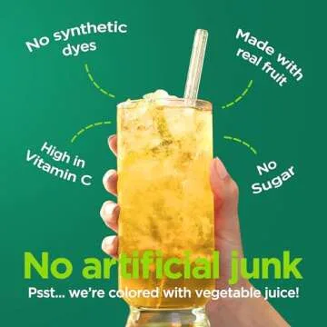 Stur Liquid Water Enhancer | Lemonade | Naturally Sweetened | High in Vitamin C & Antioxidants | Sugar Free | Zero Calories | Keto | Vegan | 5 Bottles, Makes 120 Drinks