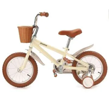 Kids Wicker Bike Basket - Cute & Practical Handlebar Storage