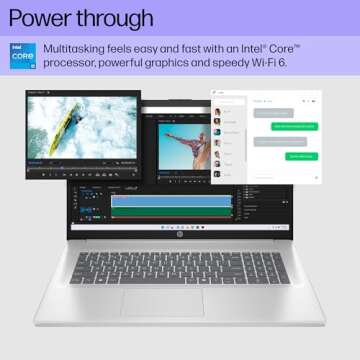 HP 17.3 inch Laptop with FHD Display and Intel Core i5