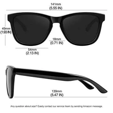 MEETSUN Polarized Sunglasses for Women Men Trendy Classic Retro Designer Style Fashion UV400 Protection 3 PACK Black Brown Gradient Pink Mirrored