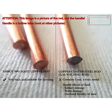 FM&OT Copper Dowsing Rods - Water Divining, Ghost Hunting