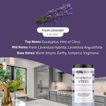 Therapy Stainless Steel Wipes, 30 Count (2 Pack) - Appliance Cleaner for Fridge, Dishwasher, Oven, Stove, Sink, Microwave, and More - Removes Smudges, Fingerprints, and Leaves a Streak-Free Shine
