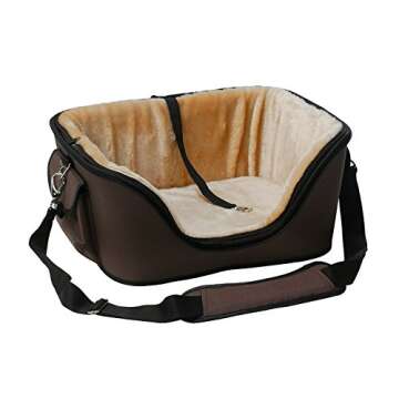 One for Pets Deluxe Cozy Dog Cat Carrier, Large, Red