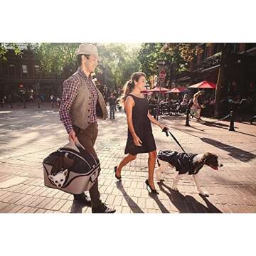 One for Pets Deluxe Cozy Dog Cat Carrier, Large, Red