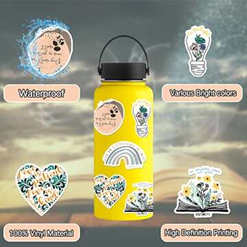 VGZZ Bible Stickers - 100PCS Jesus Scripture Stickers, Verse Journaling Supplies, Adults Decals for ...