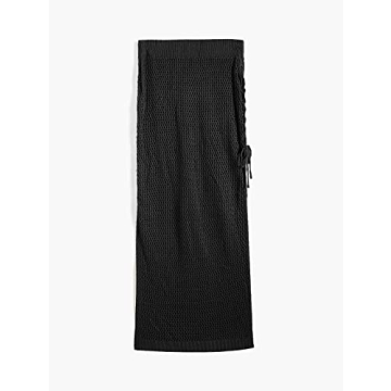 ZAFUL Women's Crochet Swim Cover Up Maxi Beach Skirt Sarong