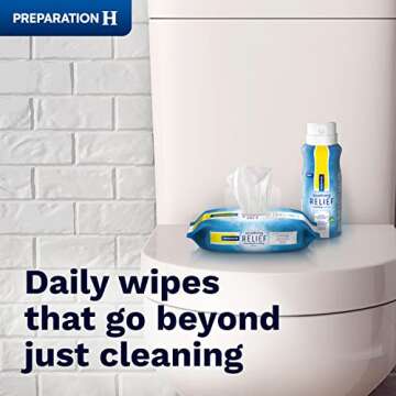 Preparation H Hemorrhoid Treatment Soothing Relief Wipes - 3 Pack