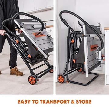 Portable Evolution Rage 5-S Table Saw for Multi-Material Cutting